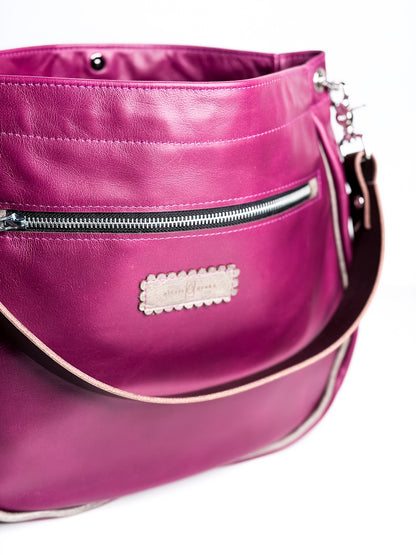 Wild Bloom Collection | Esther Shoulder Tote | Orchid