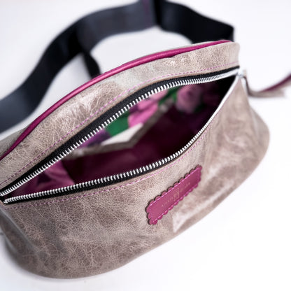 Wild Bloom Collection | Louie Fanny Crossbody | Fog + Orchid