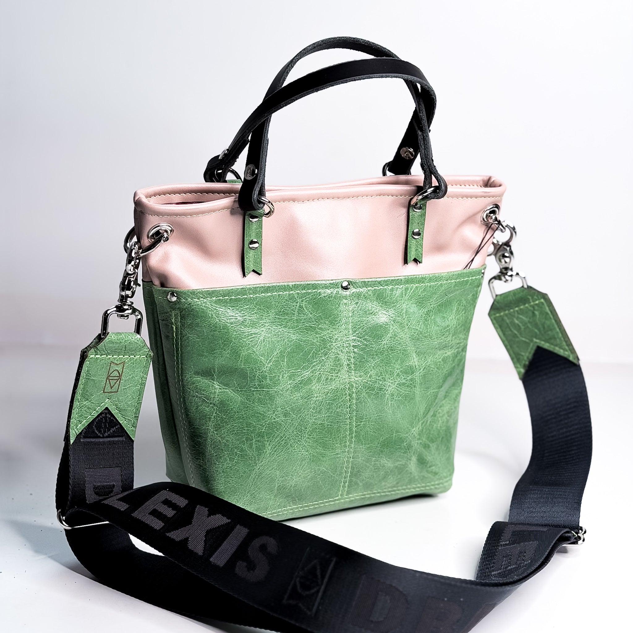 Wild Bloom Collection | Amika Satchel + Crossbody | Rosewater Pink + Ivy