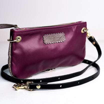 Wild Bloom Collection | Belt Bag Clutch + Crossbody | Orchid + Fog