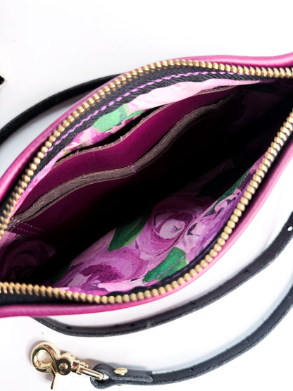 Wild Bloom Collection | Belt Bag Clutch + Crossbody | Orchid + Fog