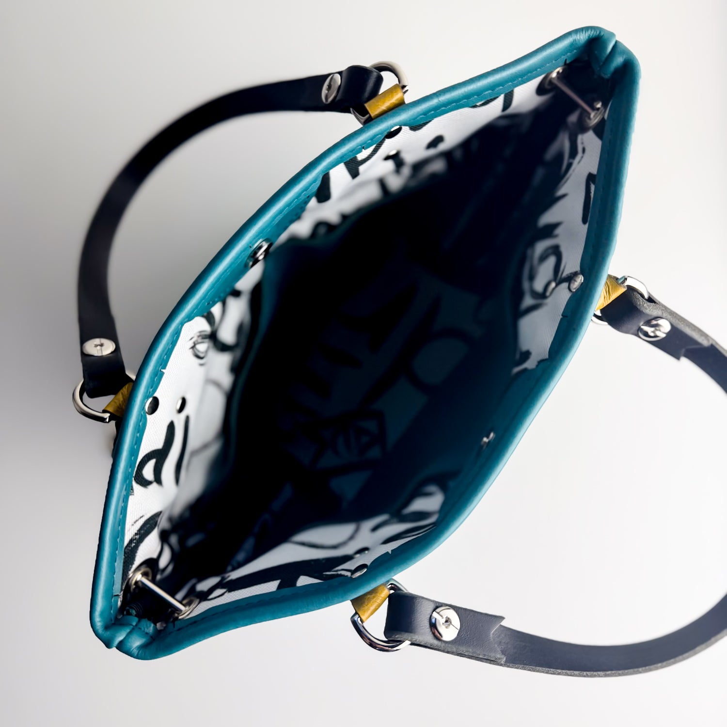 Relaxed Riviera Collection | Amika Satchel + Crossbody | Lagoon Blue + Linen Gray