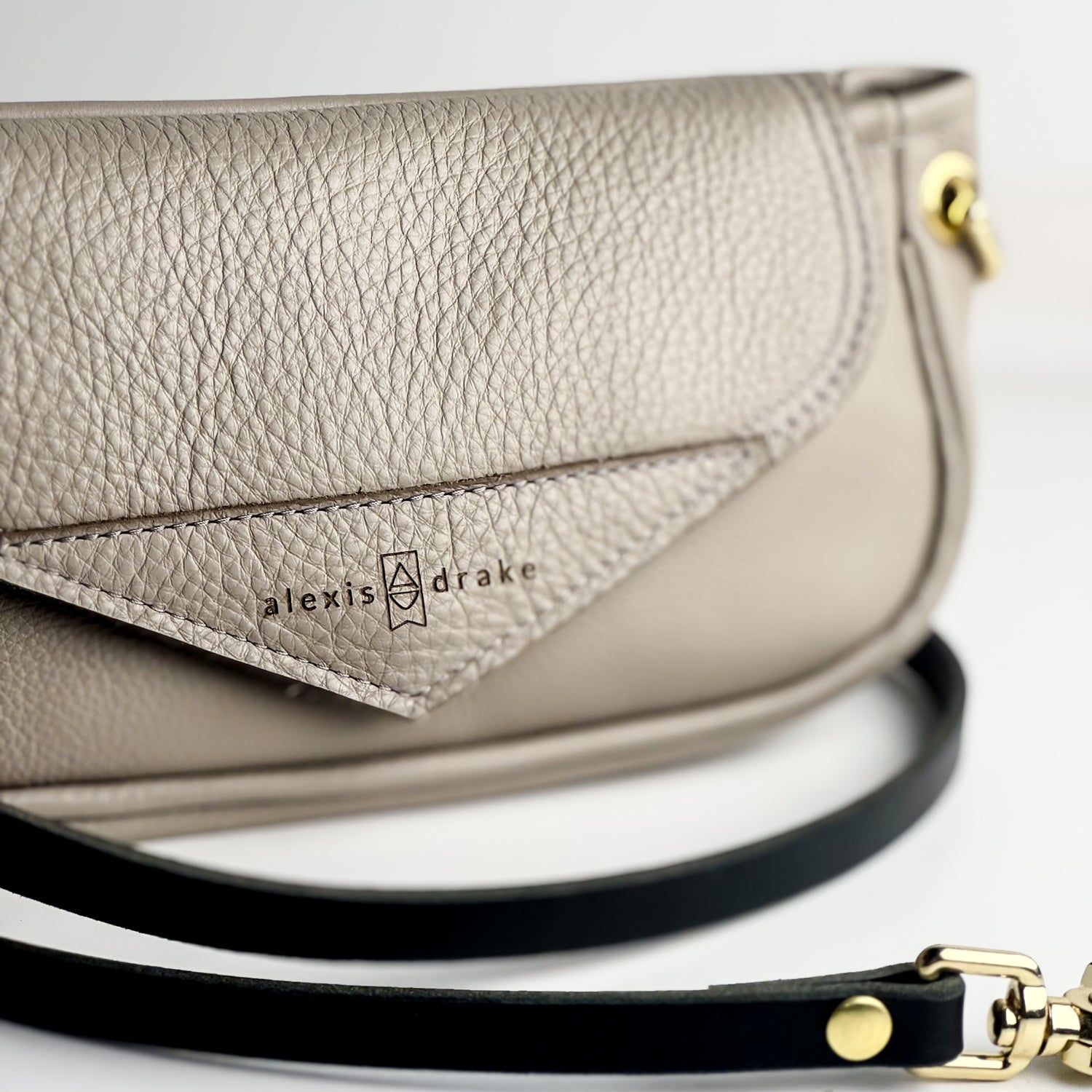 Relaxed Riviera Collection | Violet Clutch + Crossbody | Linen Gray