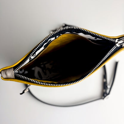 Relaxed Riviera Collection | Sophie Crossbody | Sunrise Yellow + Linen Gray