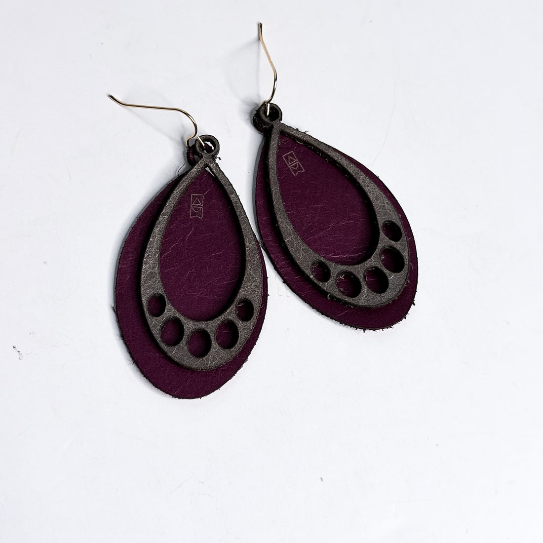 Wild Bloom Collection | Jewelry | Oval Leather Earrings | Various