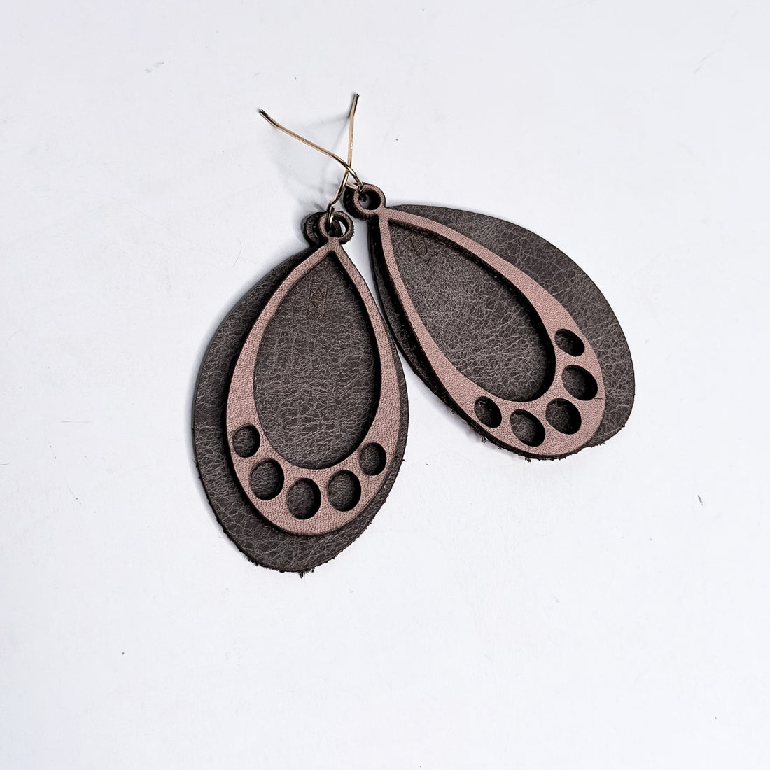 Wild Bloom Collection | Jewelry | Oval Leather Earrings | Various