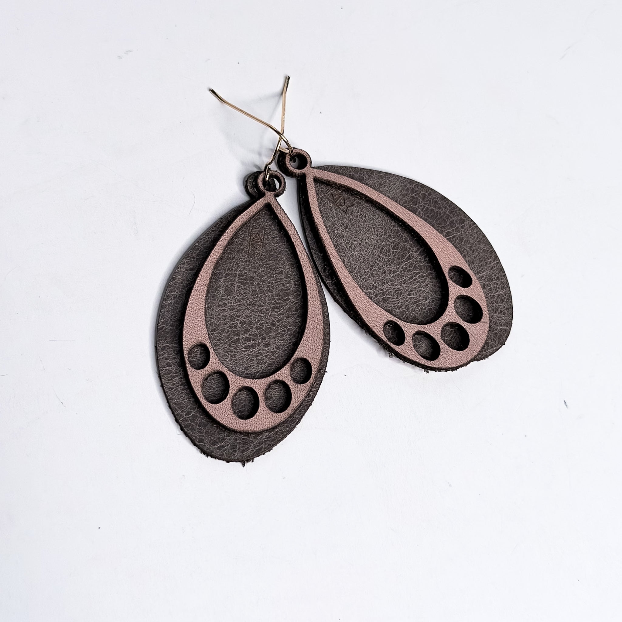 Wild Bloom Collection | Jewelry | Oval Leather Earrings | Various