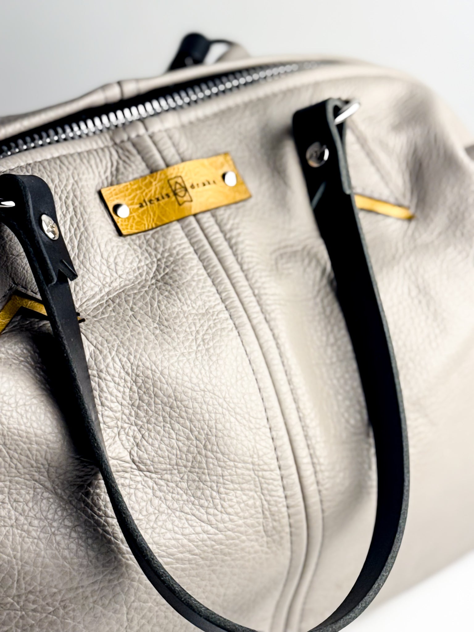 Relaxed Riviera Collection | Eliza Satchel + Shoulder Tote | Linen Gray