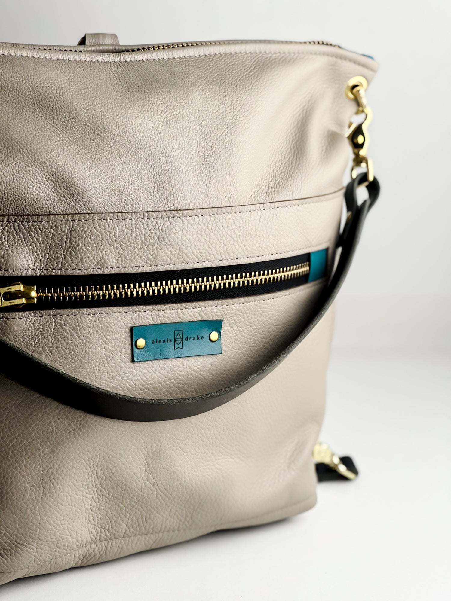 Relaxed Riviera Collection | Backpack Shoulder Tote | Linen Gray