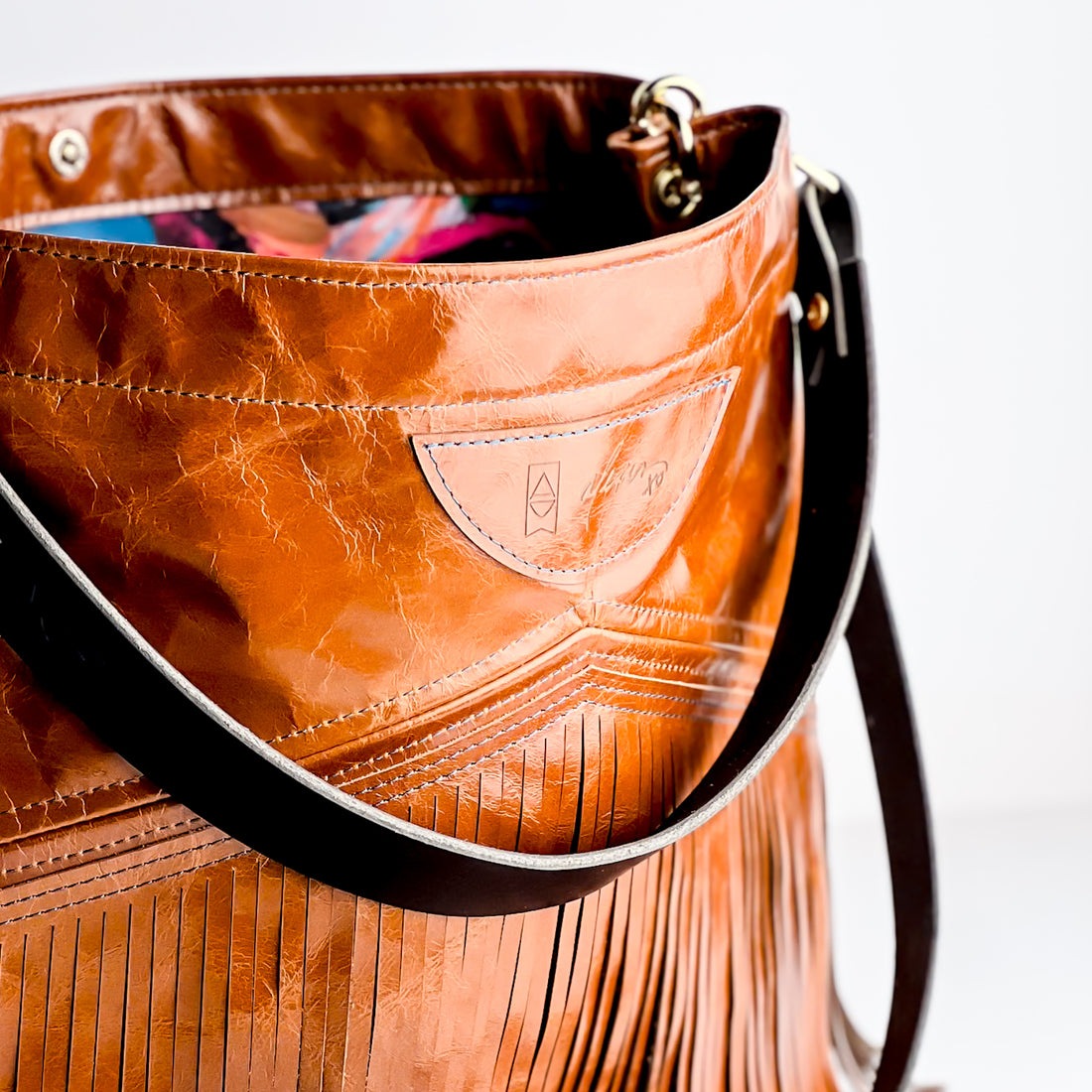 XO Collection | Eleanor Shoulder Tote | Whiskey + Fringe