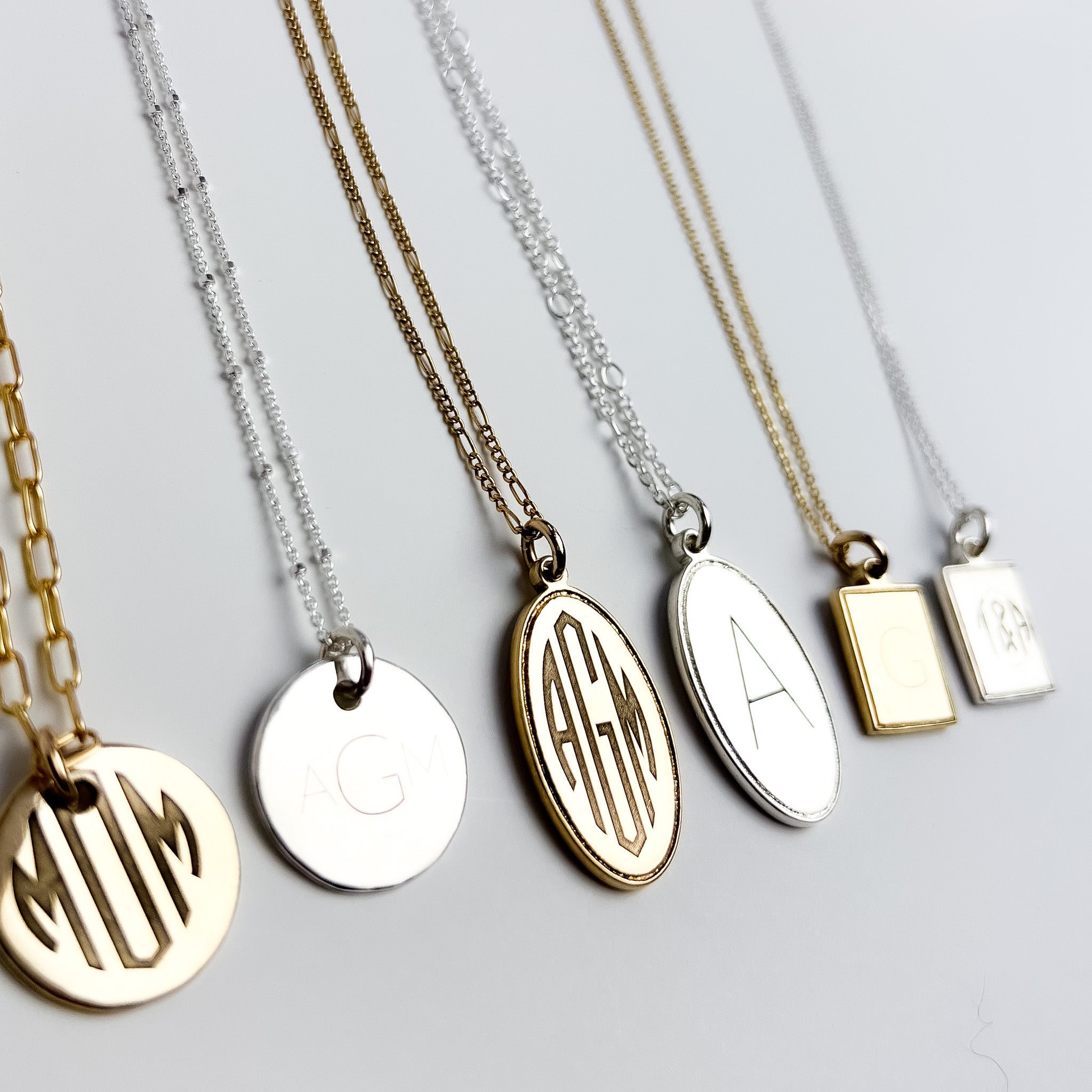 Jewelry | Heirloom Collection | Oval Frame Tag Necklace