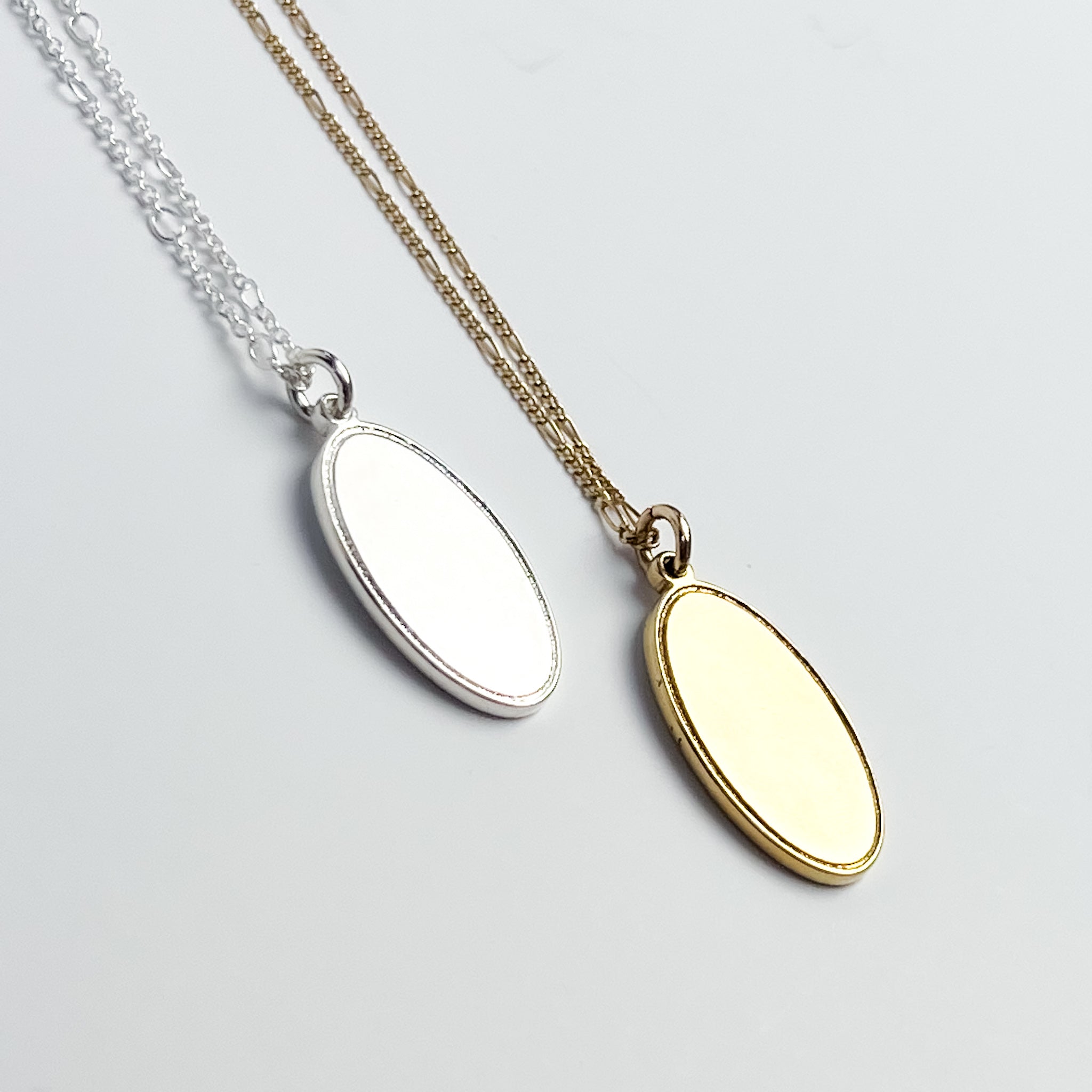 Jewelry | Heirloom Collection | Oval Frame Tag Necklace