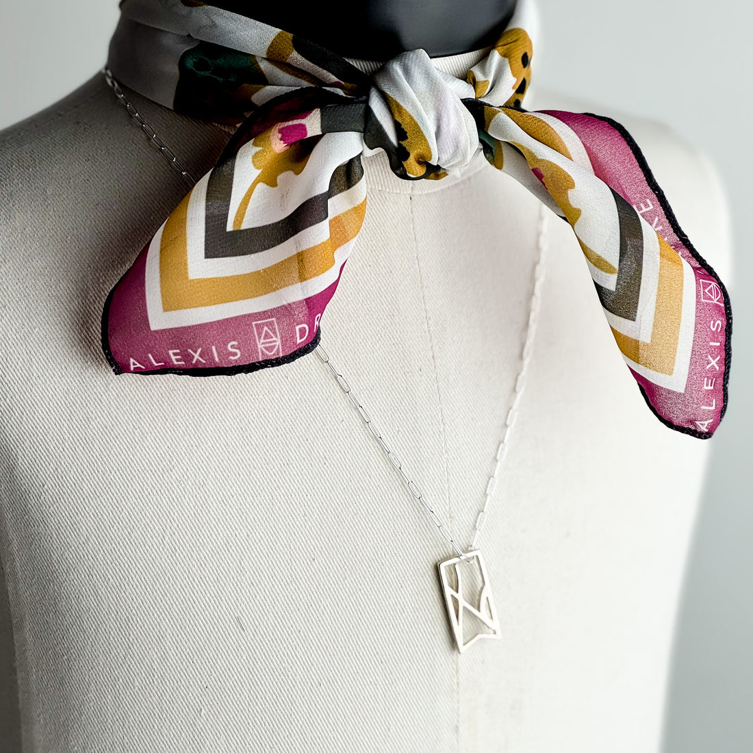 Jewelry | Heirloom Collection | XO Ribbon Tag Necklace