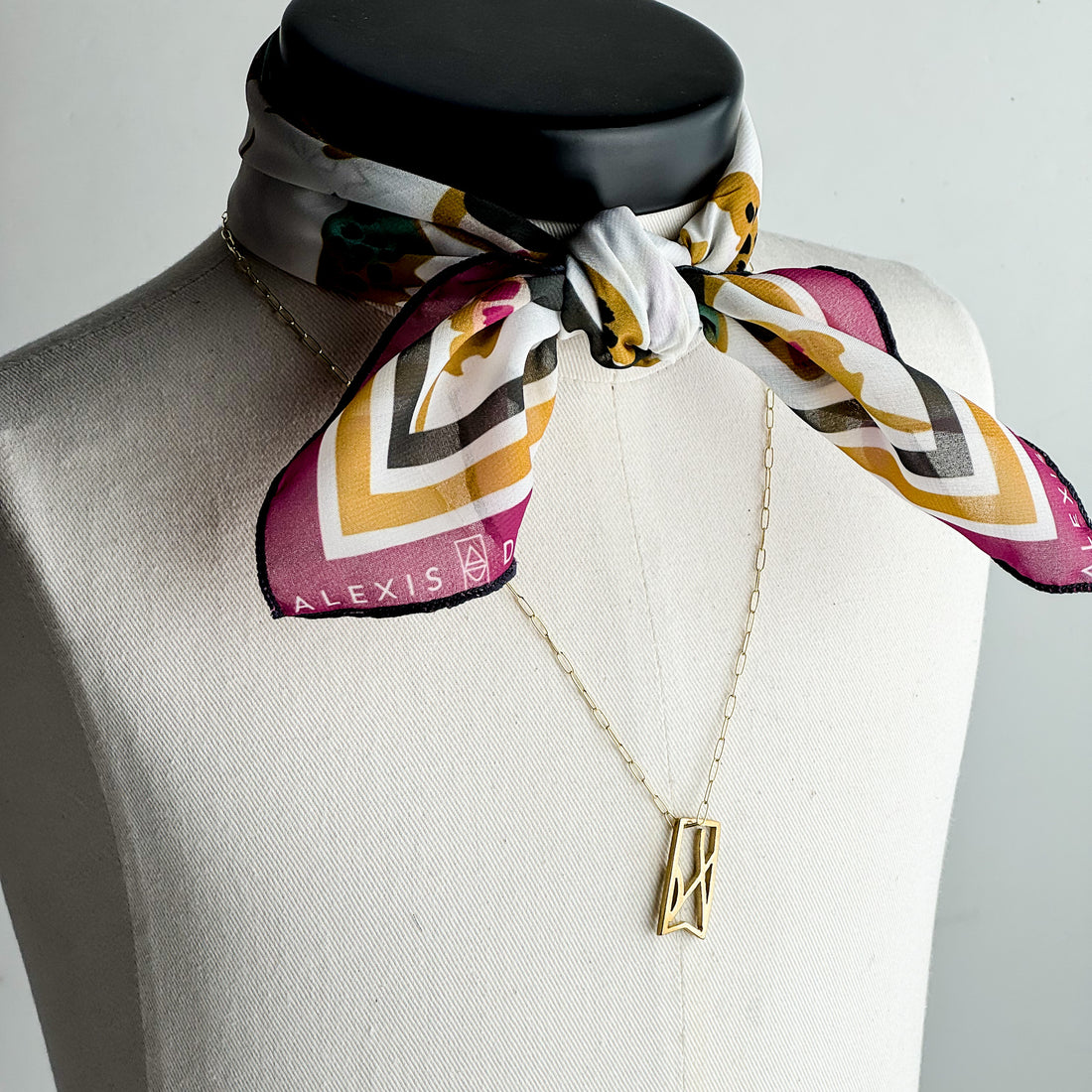 Jewelry | Heirloom Collection | XO Ribbon Tag Necklace