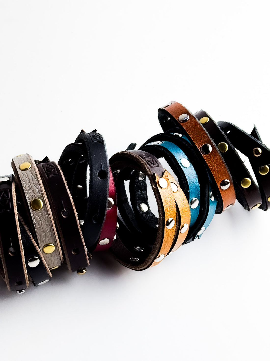 Jewelry | Rivet Wrap Bracelet | Double Wrap