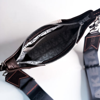 Boise State University Collection | Penelope Crossbody | Rocky + White