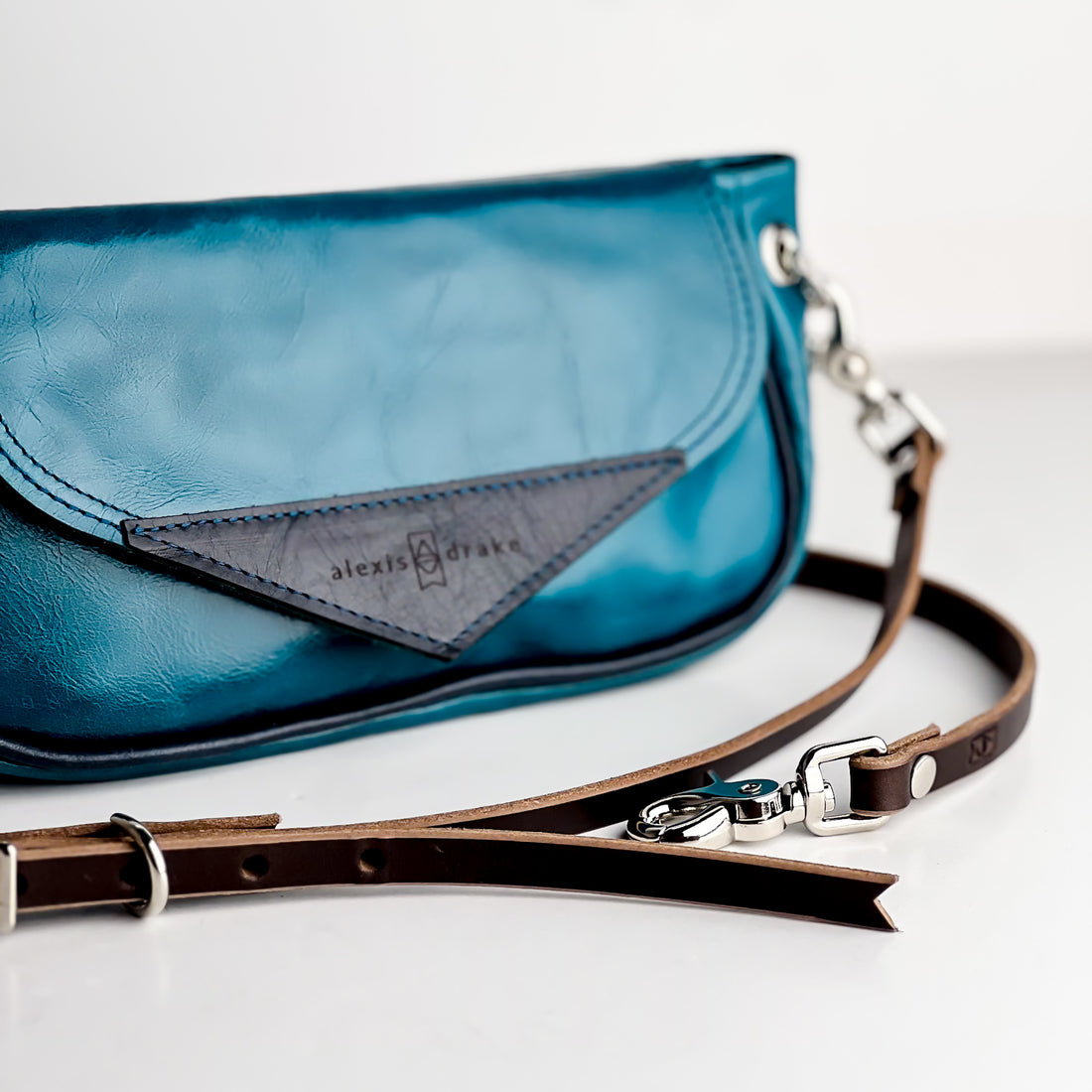 Everyday Collection | Violet Clutch + Crossbody | Turquoise + Navy