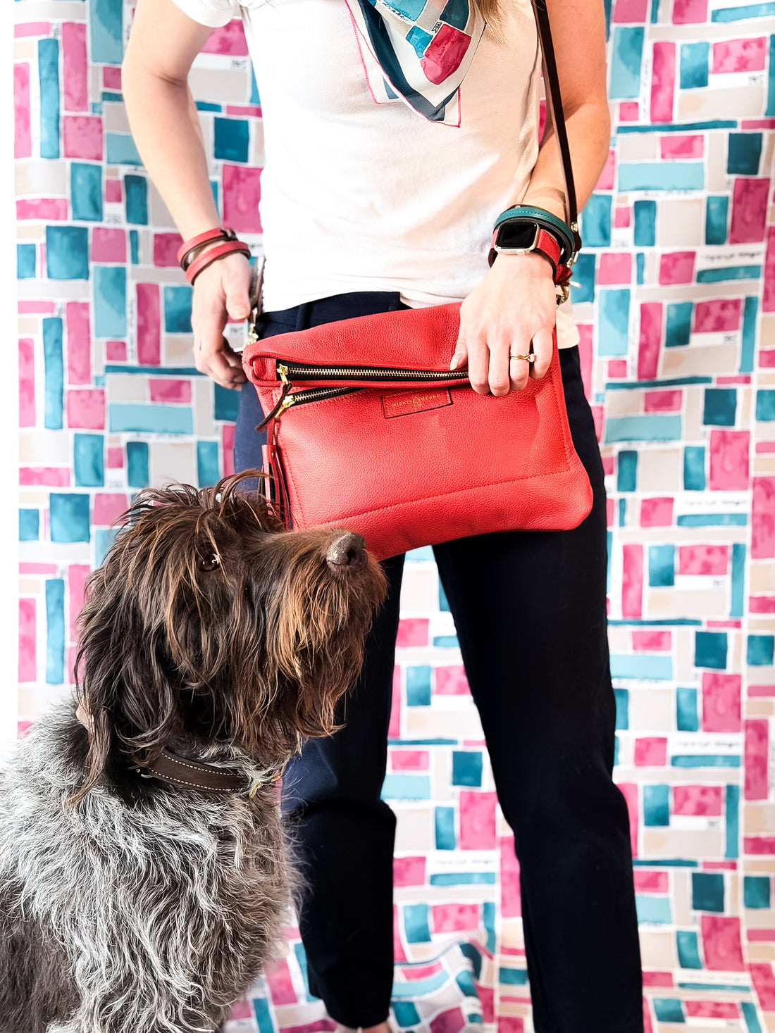 Coastal Collection | Eva Crossbody + Clutch | Coral