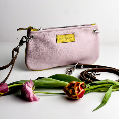 Spring Collection | Belt Bag Clutch + Crossbody | Lavender