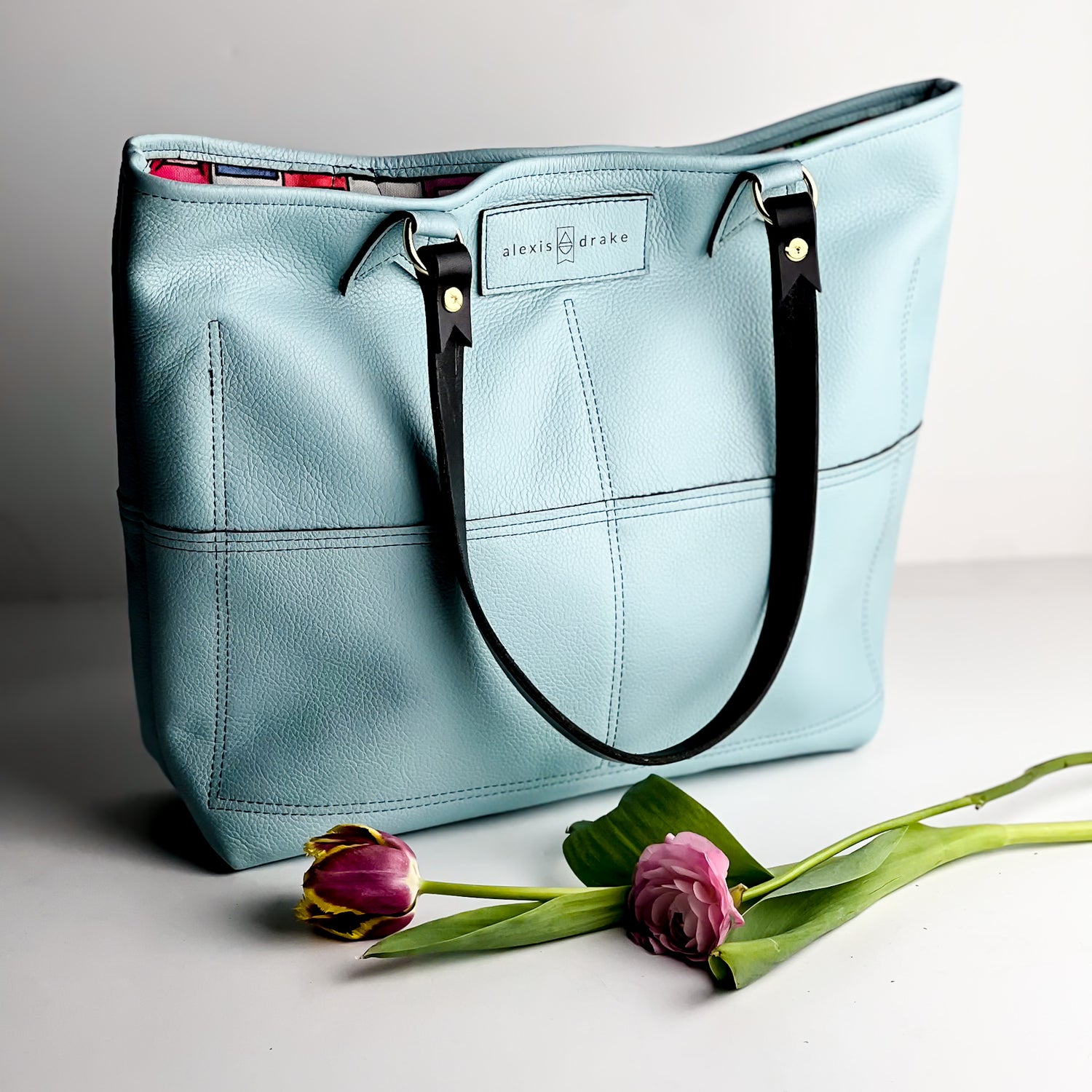 Spring Collection | 9 to 5 Shoulder Tote | Sky