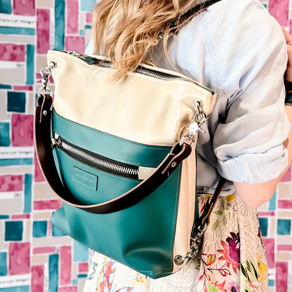 Coastal Collection | Backpack Shoulder Tote | Seashell + Tide