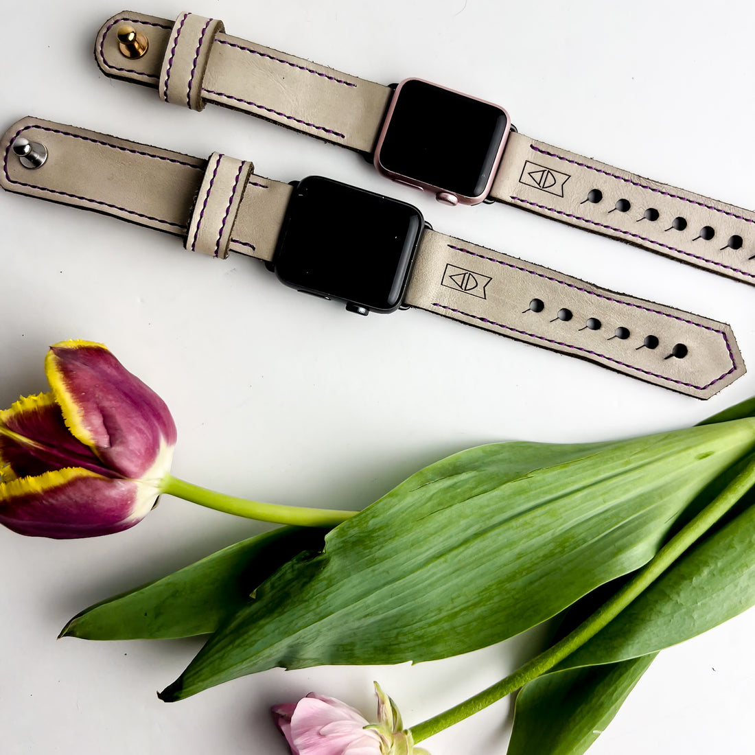 Spring Collection | Apple Watch Band | Vanilla + Purple