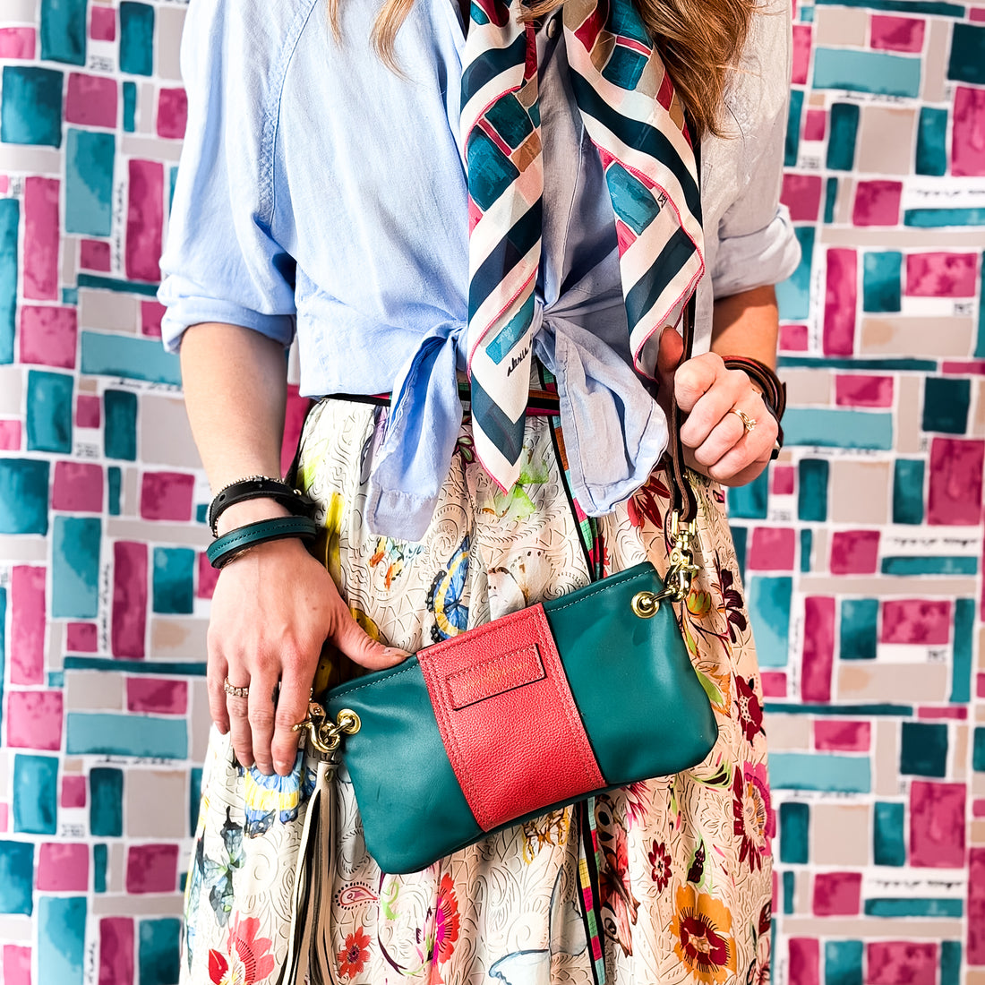 Coastal Collection | Belt Bag Clutch + Crossbody | Tide + Coral