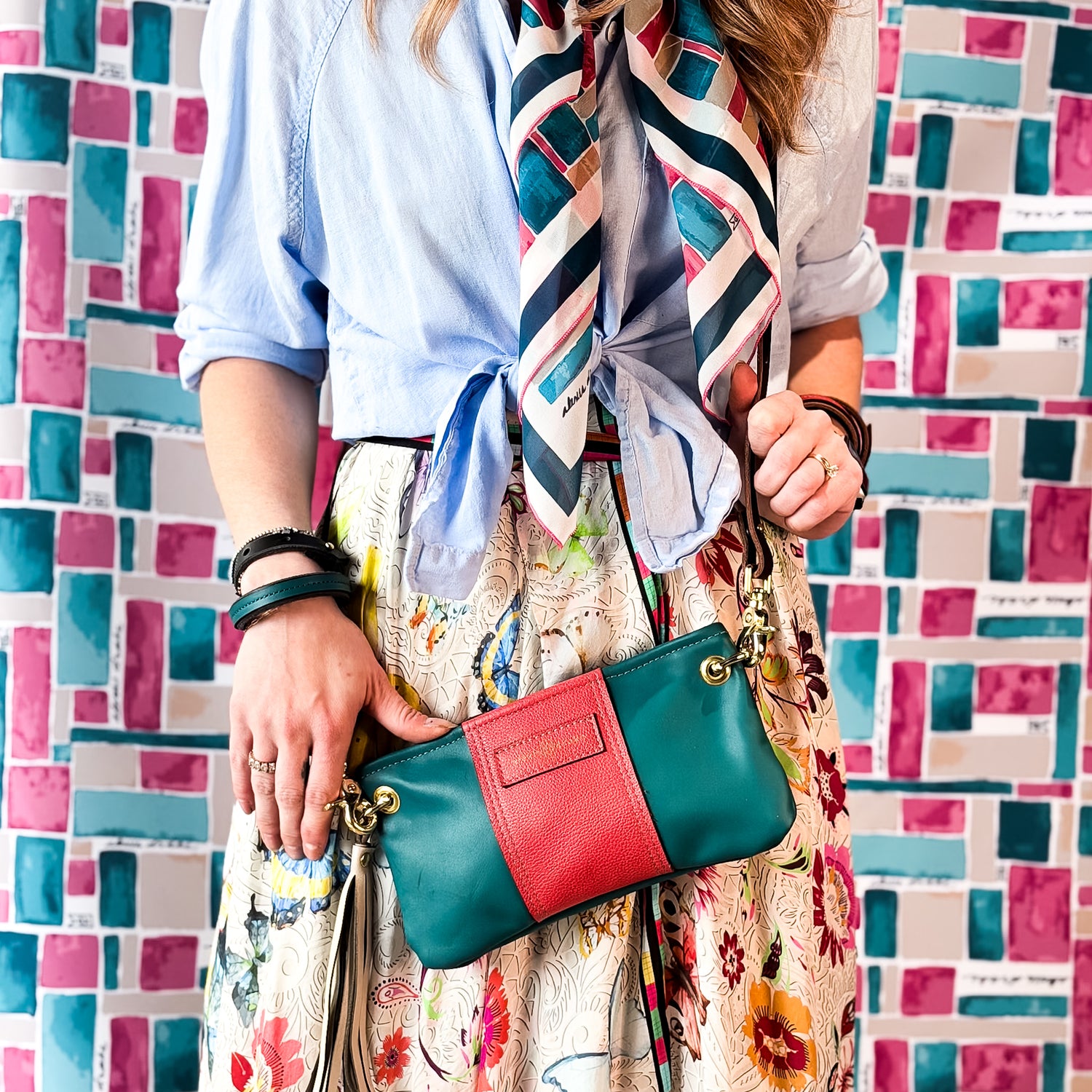 Coastal Collection | Belt Bag Clutch + Crossbody | Tide + Coral