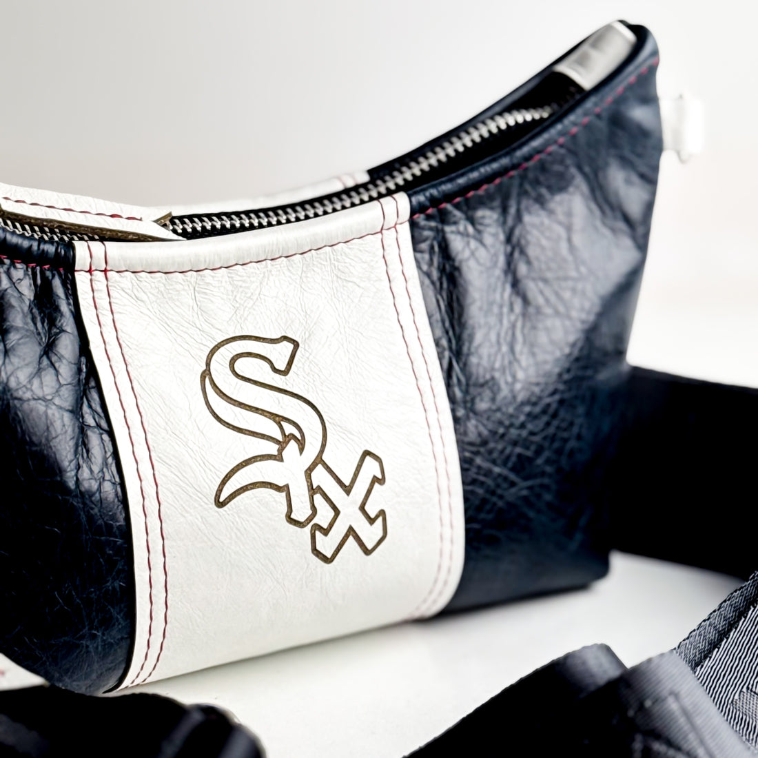 Post Six Game Day | Penelope Crossbody | Navy + White