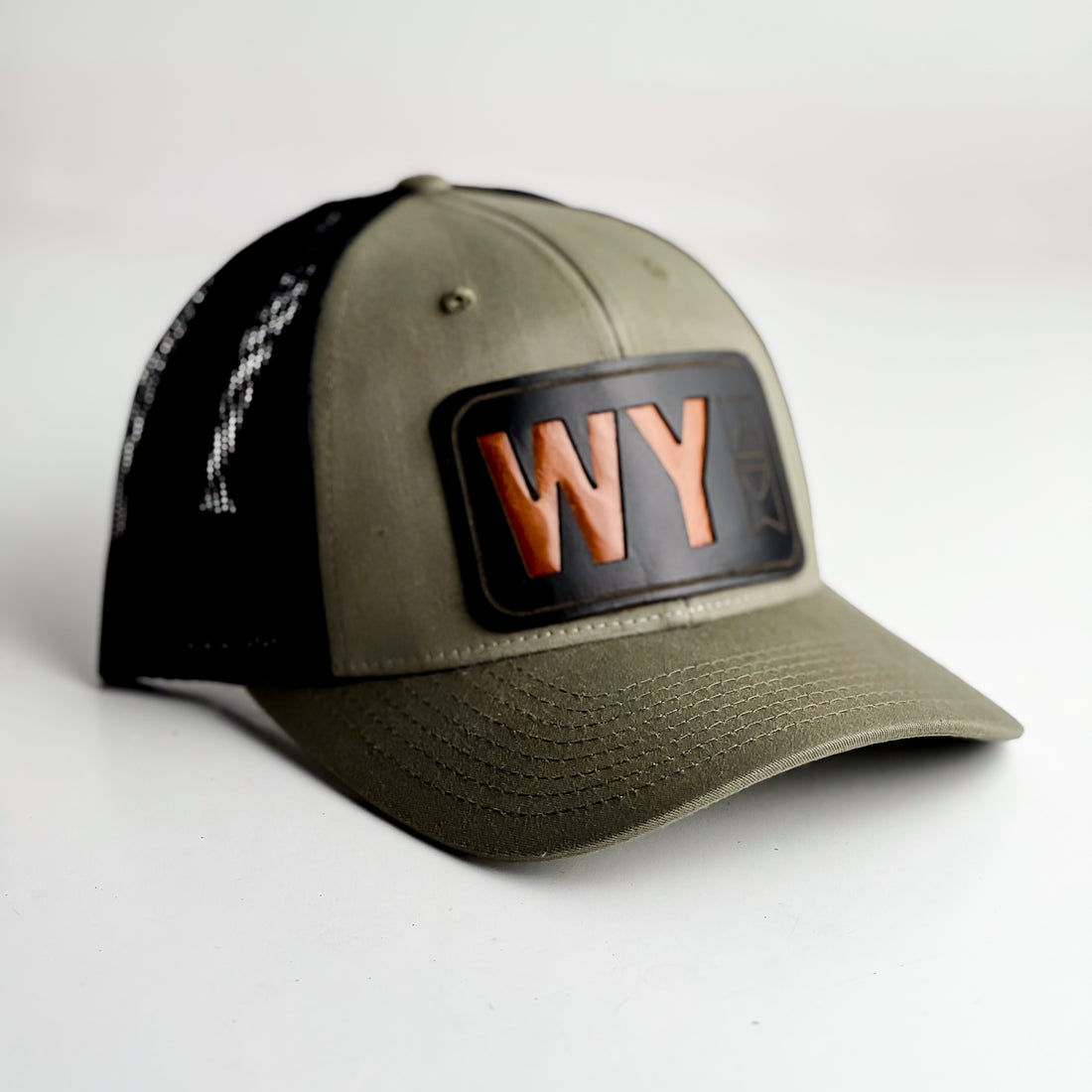 WY Trucker Hat | Olive + Whiskey