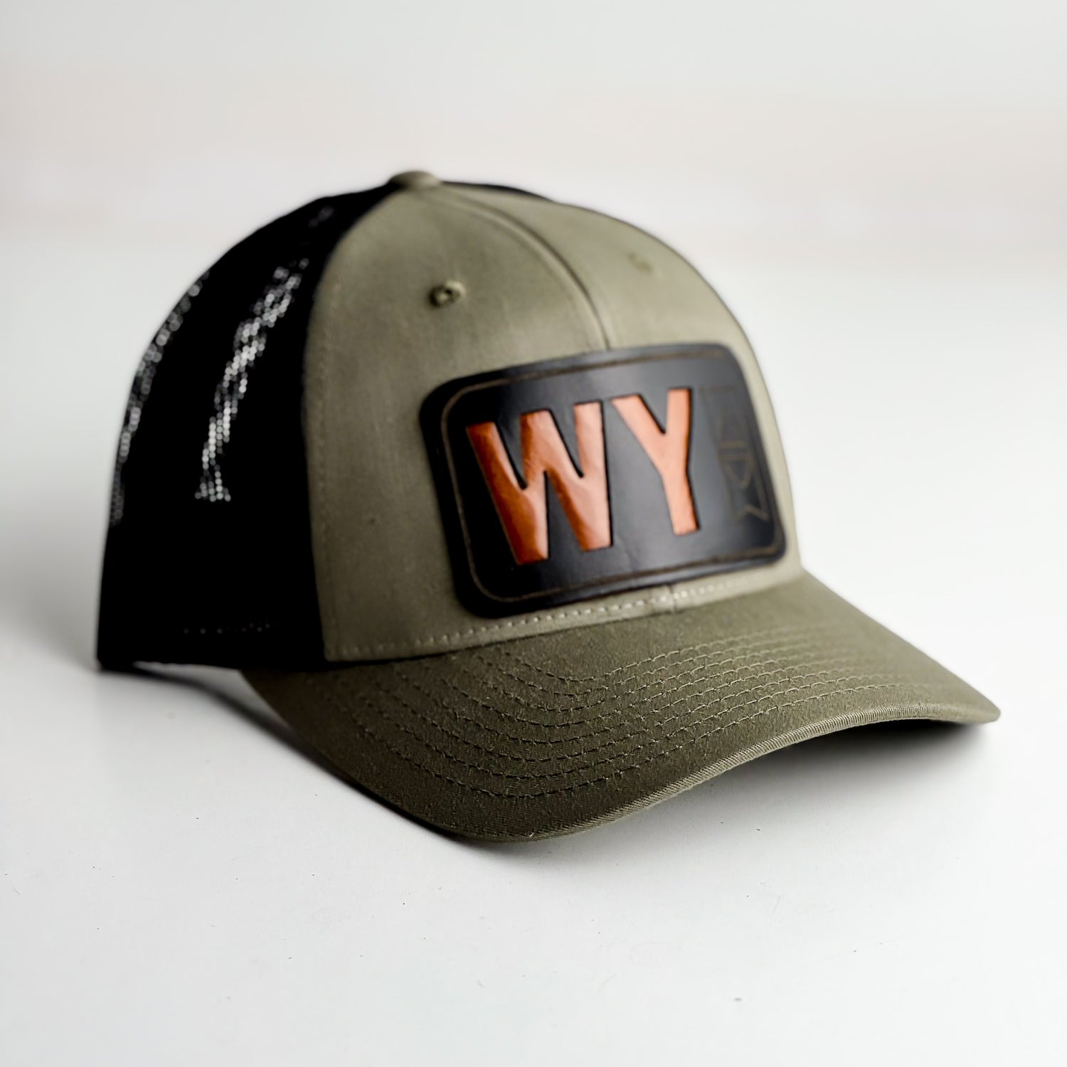 WY Trucker Hat | Olive + Whiskey
