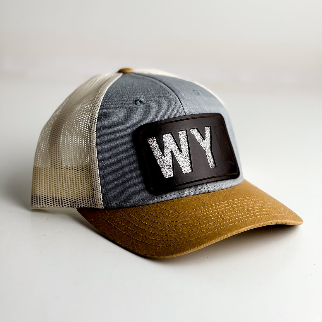 WY Trucker Hat | Yellow + Sparkle