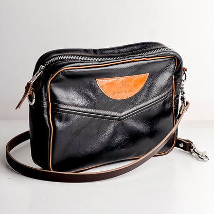 Everyday Collection | Rex Crossbody | Black + Whiskey