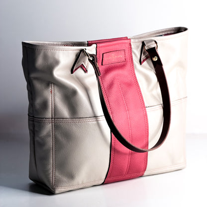 Coastal Collection | 9 to 5 Shoulder Tote | Seashell + Coral