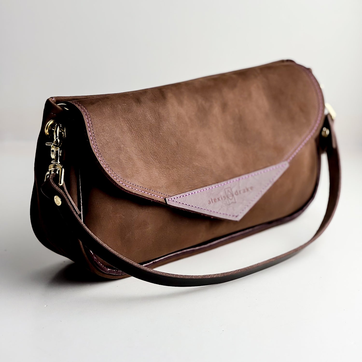 Autumn Reverie Collection | Adri Shoulder Tote | Mocha Suede