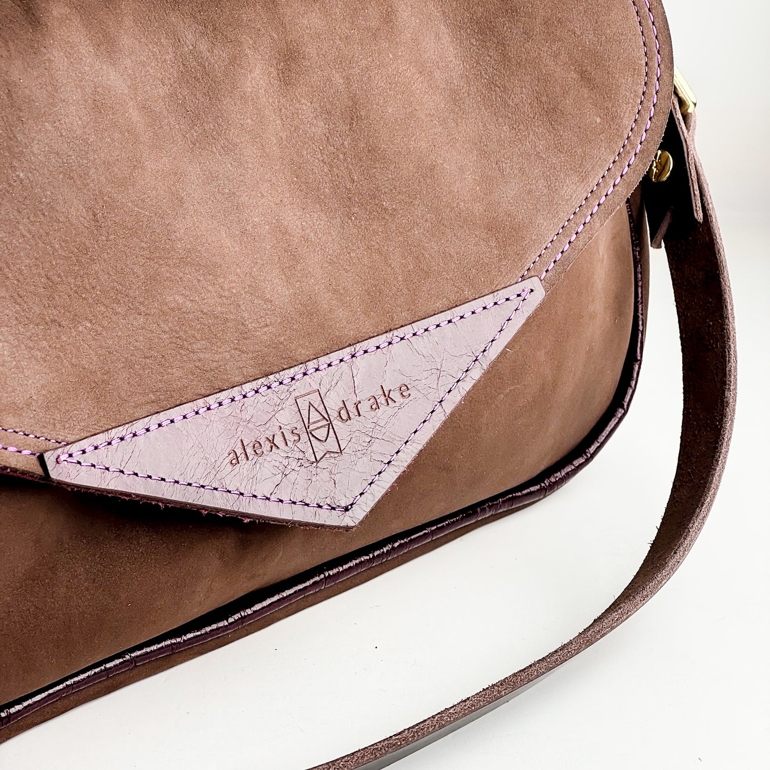 Autumn Reverie Collection | Adri Shoulder Tote | Mocha Suede