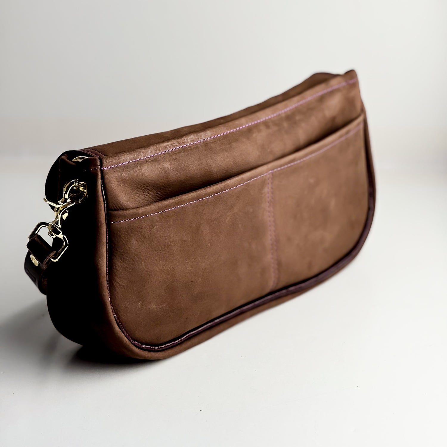 Autumn Reverie Collection | Adri Shoulder Tote | Mocha Suede
