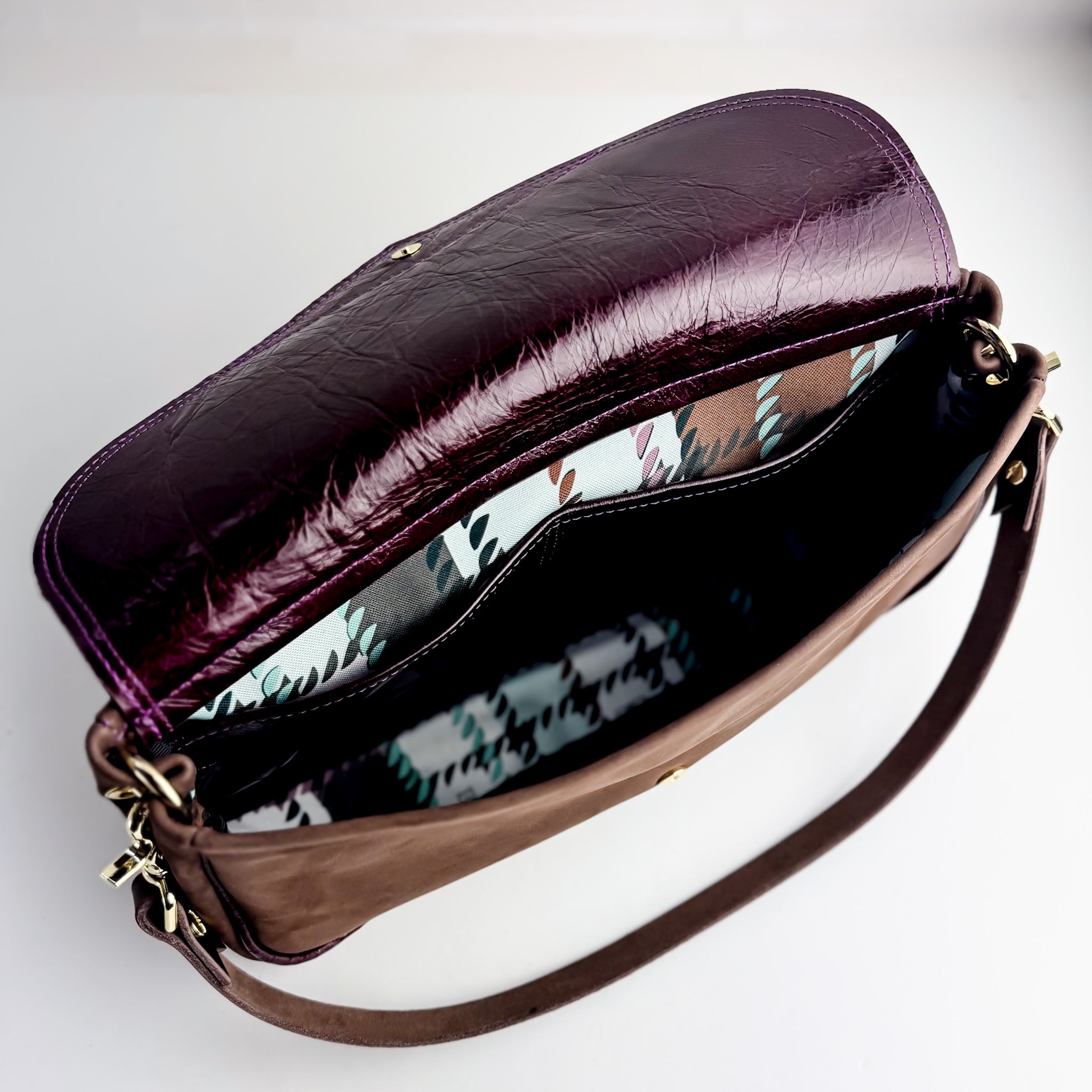 Autumn Reverie Collection | Adri Shoulder Tote | Mocha Suede