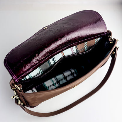 Autumn Reverie Collection | Adri Shoulder Tote | Mocha Suede
