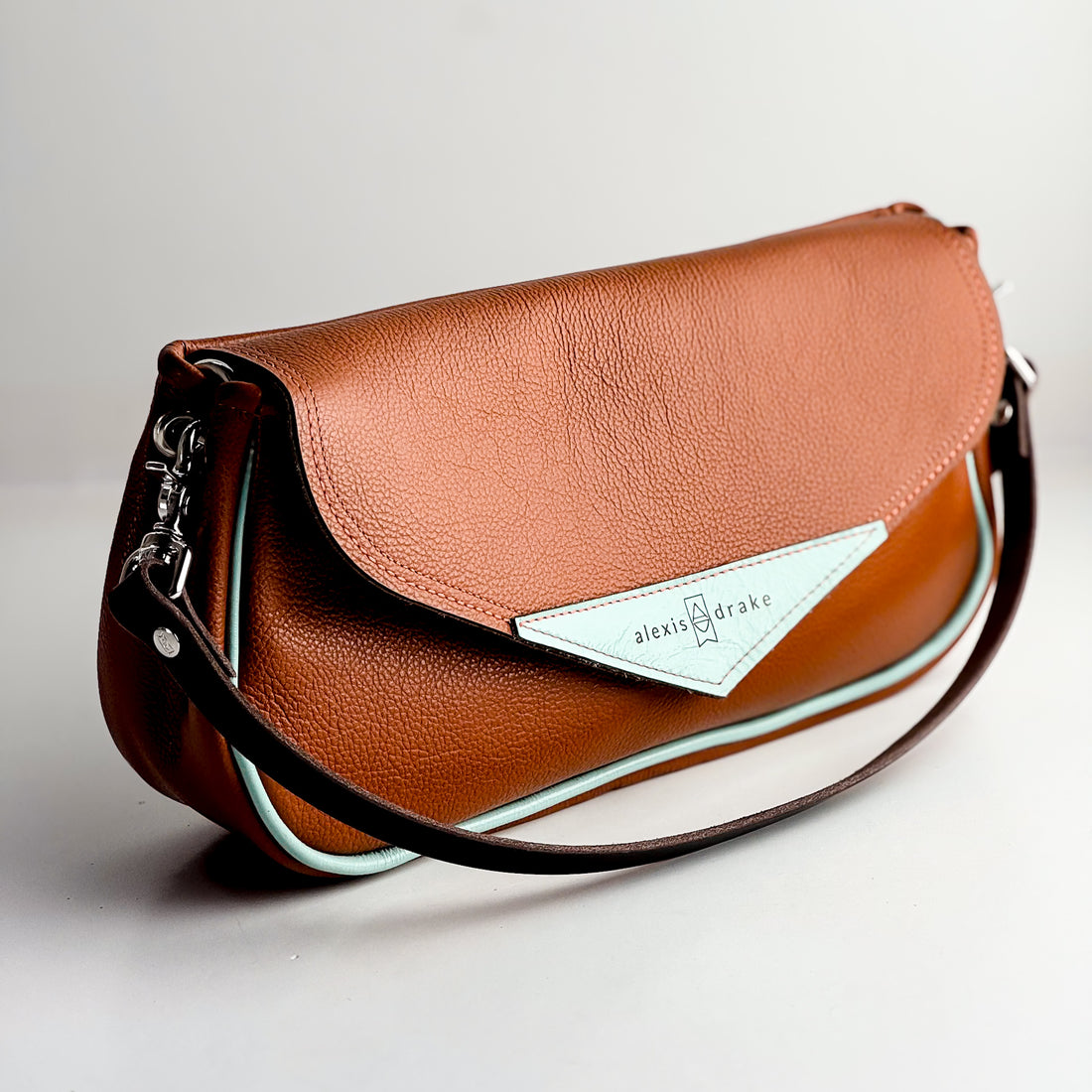 Autumn Reverie Collection | Adri Shoulder Tote | Rust Pebble