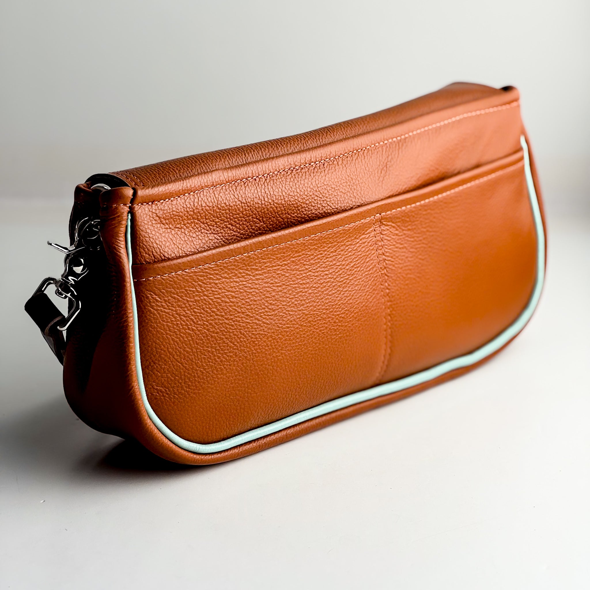 Autumn Reverie Collection | Adri Shoulder Tote | Rust Pebble
