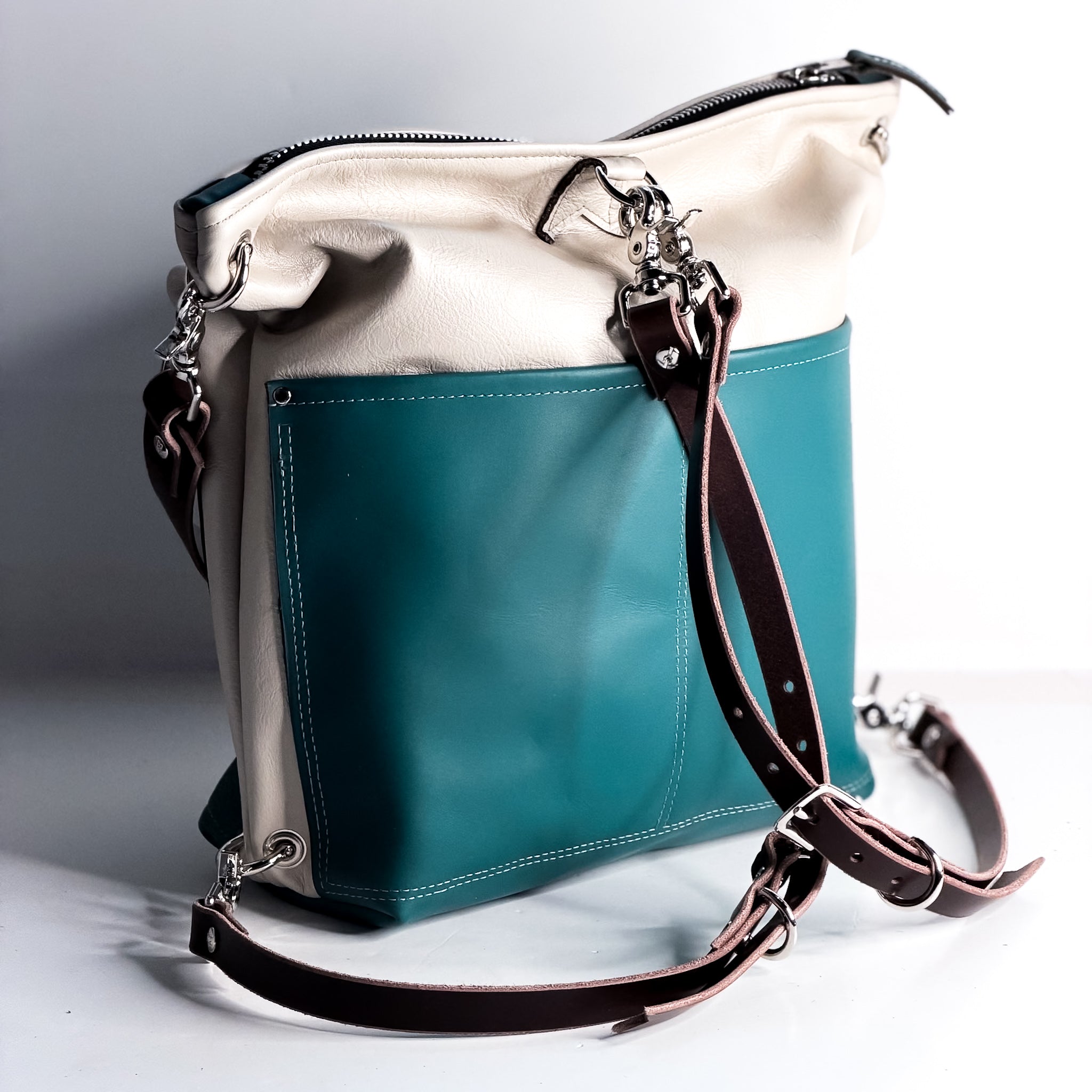 Coastal Collection | Backpack Shoulder Tote | Seashell + Tide