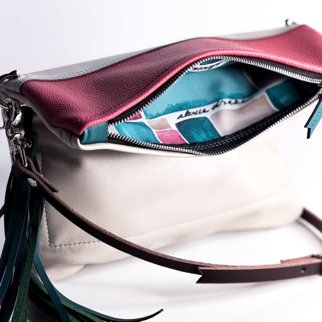 Coastal Collection | Eva Crossbody + Clutch | Coral + Seashell