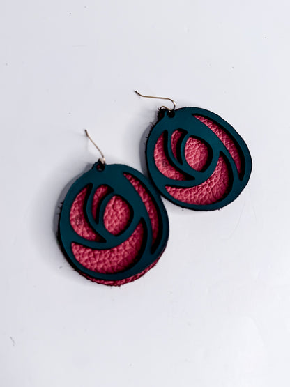 Coastal Collection | Jewelry | Posy Leather Earrings
