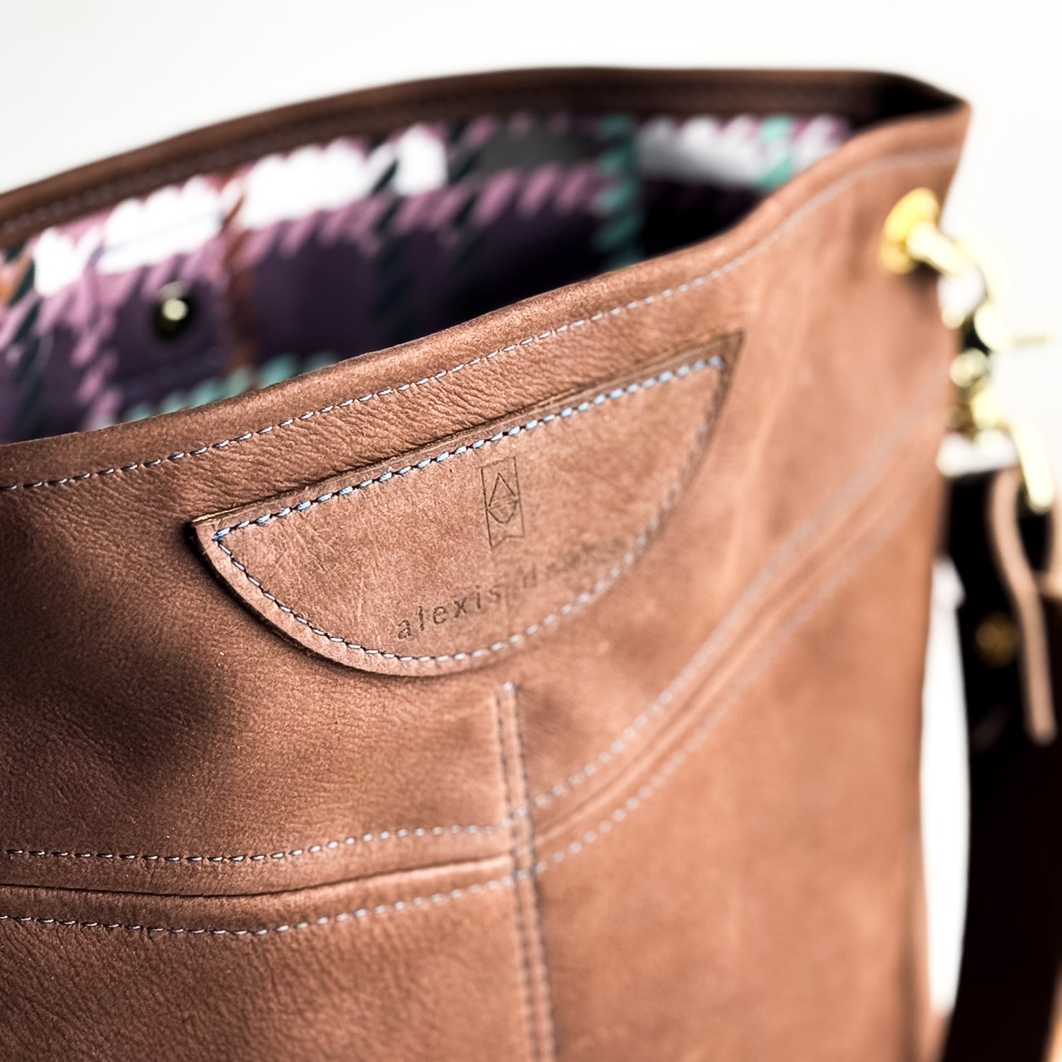 Autumn Reverie Collection | Tivoli Shoulder Tote | Mocha Suede