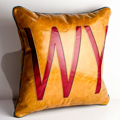 Home Collection | Square Pillow | WY Logo | Butter + Ruby