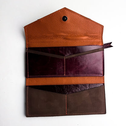 Autumn Reverie Collection | Genevieve Wallet | Rust Pebble