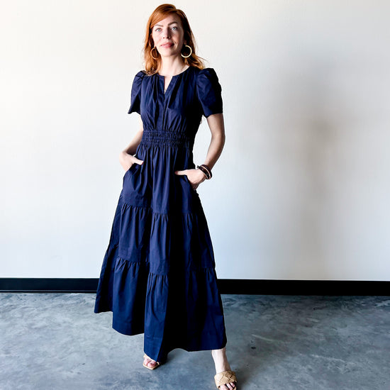 Summer Capsule Collection | Ruffle Dress | Indigo