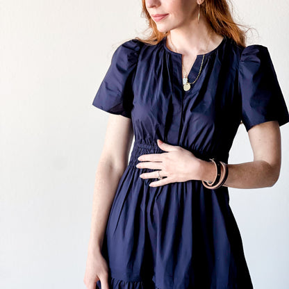 Summer Capsule Collection | Ruffle Dress | Indigo