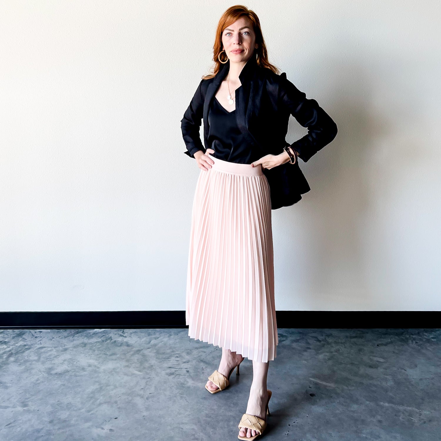 Fall Capsule Collection | Pleated Twirly Skirt | Ballerina Pink